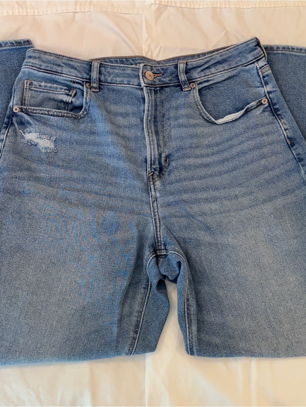 American Eagle Outfitters Straight Leg Blue Jeans - Picture 3 of 6